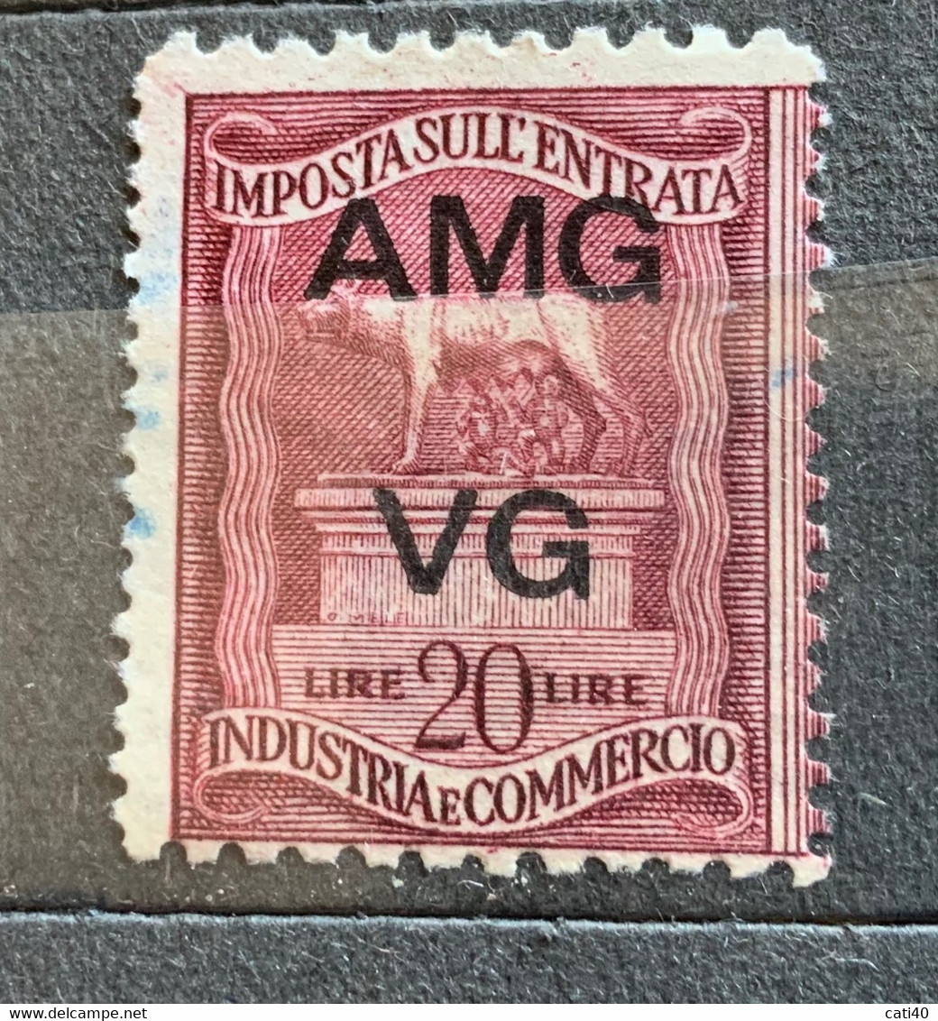 TRIESTE A - AMG VG - MARCA DA BOLLO  IMPOSTA ENTRATA L. 20 - Fiscaux