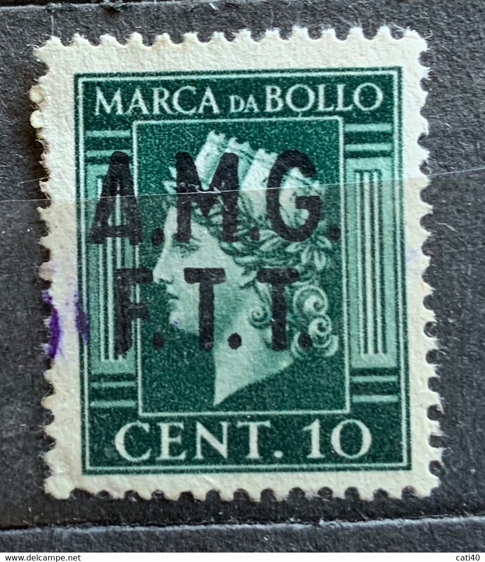 TRIESTE A - AMG FTT  - MARCA DA BOLLO  TASSA FISSA 5 C. - Steuermarken