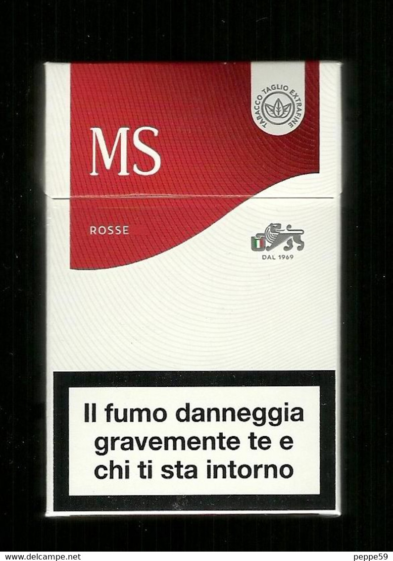 Tabacco Pacchetto Di Sigarette Italia - MS 2 Rosse Da 20 Pezzi - Vuoto - Etuis à Cigarettes Vides