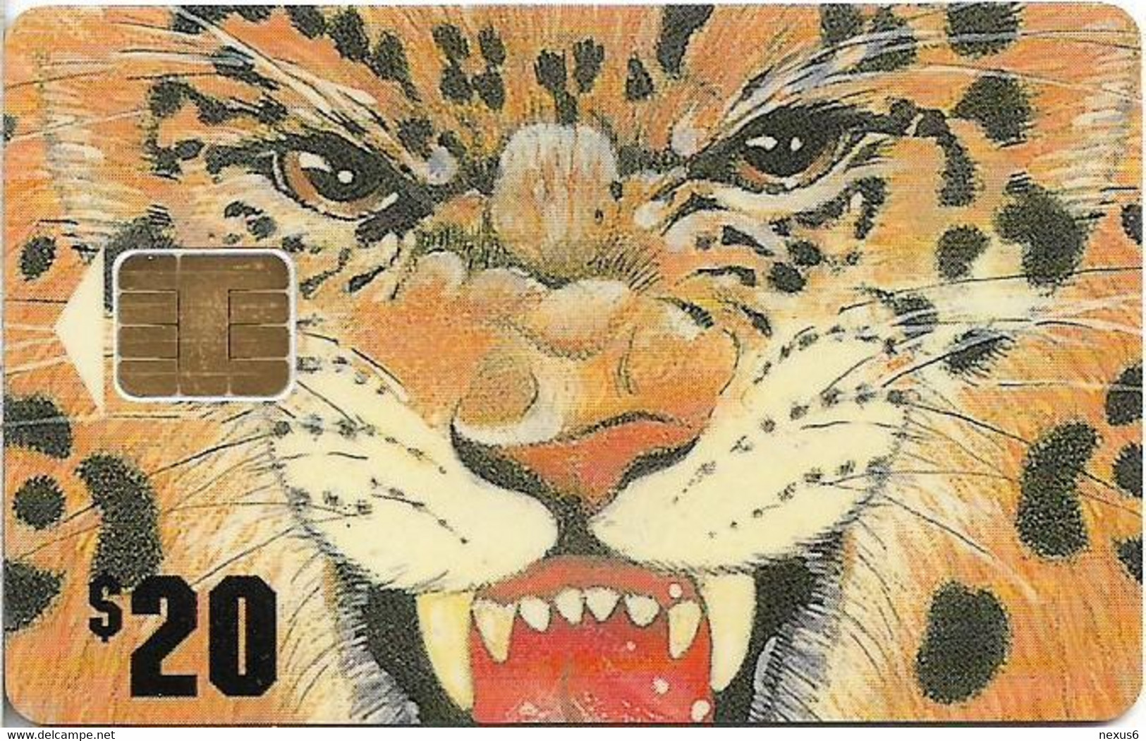 USA - Jacksonville Jaguars 1995, Micropayment Multifunctional Card, 20$, Used - Other & Unclassified