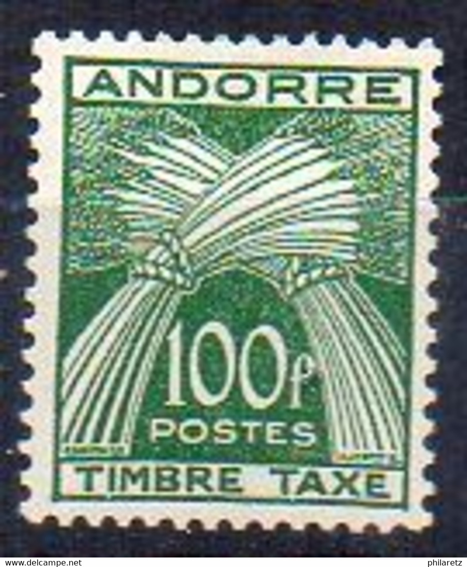 Andorre Français Taxe N° 41 Neuf * - Cote 80€ - Neufs