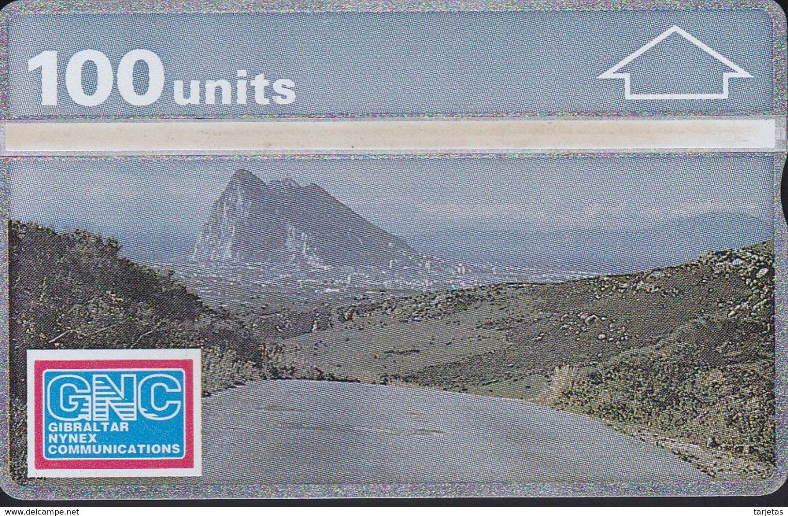 Nº 2a TARJETA DE GIBRALTAR DE EL HIGUERON DE 100 UNITS (101K)  (NUEVA-MINT) - Gibraltar