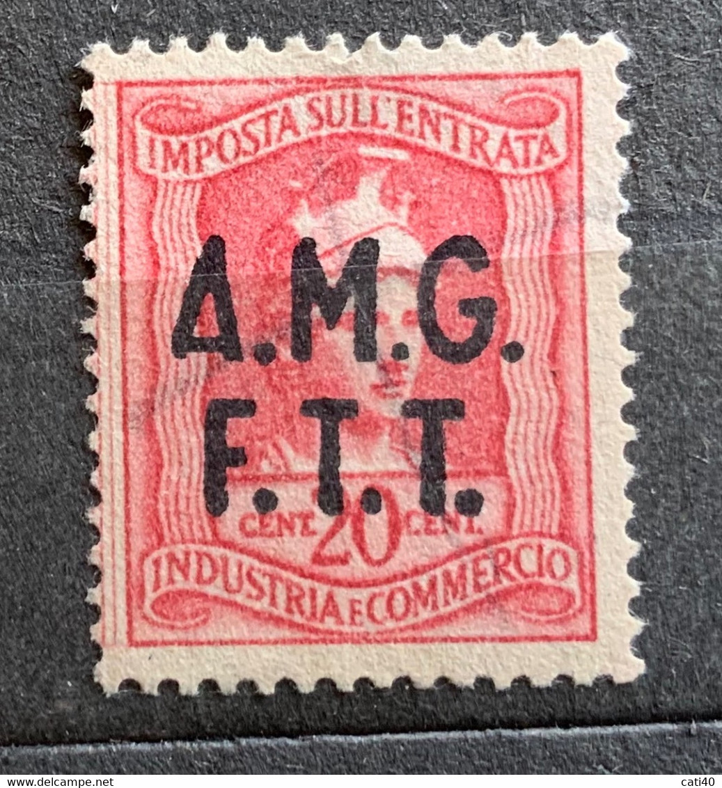 TRIESTE A - AMG FTT  - MARCA DA BOLLO  IMP. ENTRATA 20 C. - Steuermarken