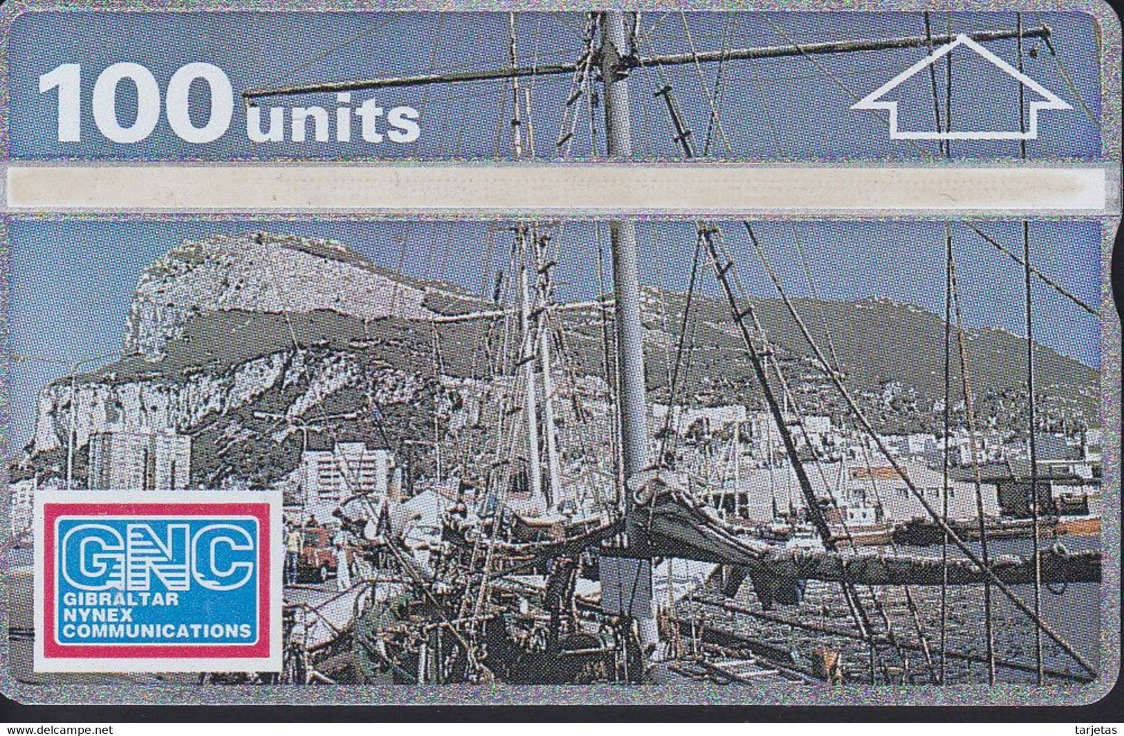 Nº 7a TARJETA DE GIBRALTAR DE MARINA BAY DE 100 UNITS (101K)  (NUEVA-MINT) - Gibraltar