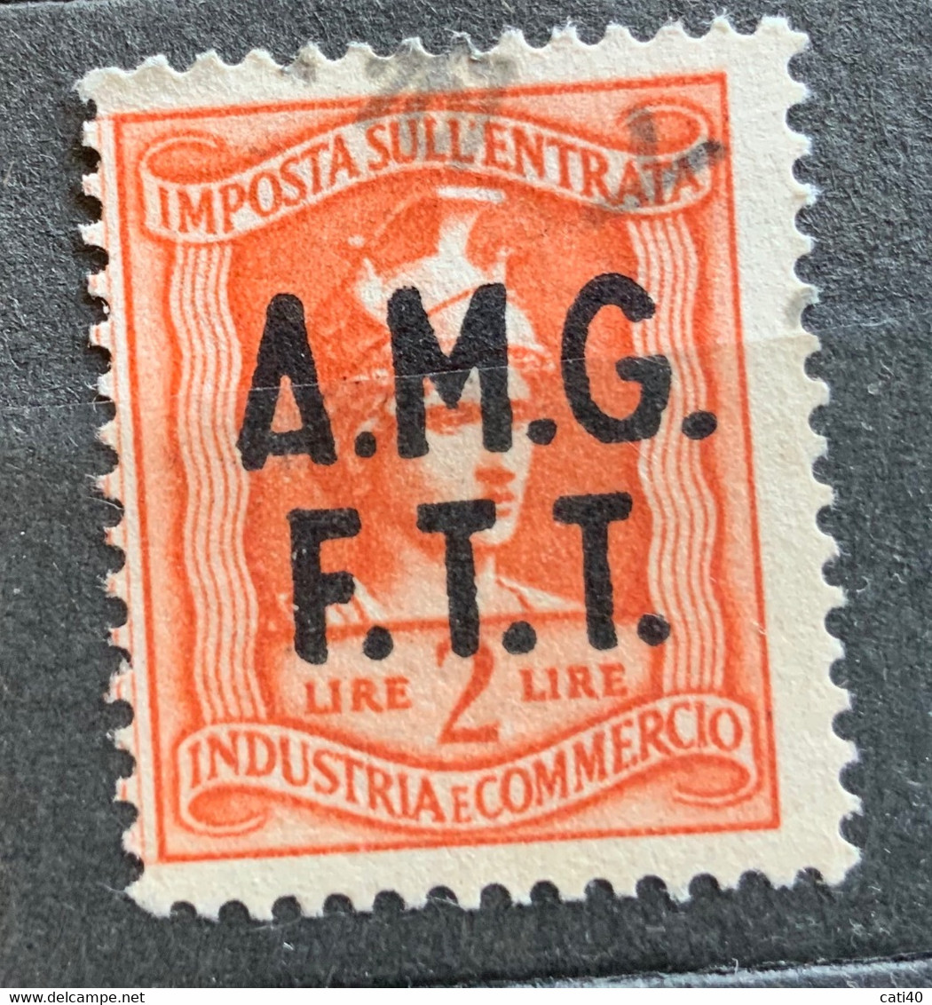 TRIESTE A - AMG FTT  - MARCA DA BOLLO  IMP. ENTRATA L. 2 - Revenue Stamps