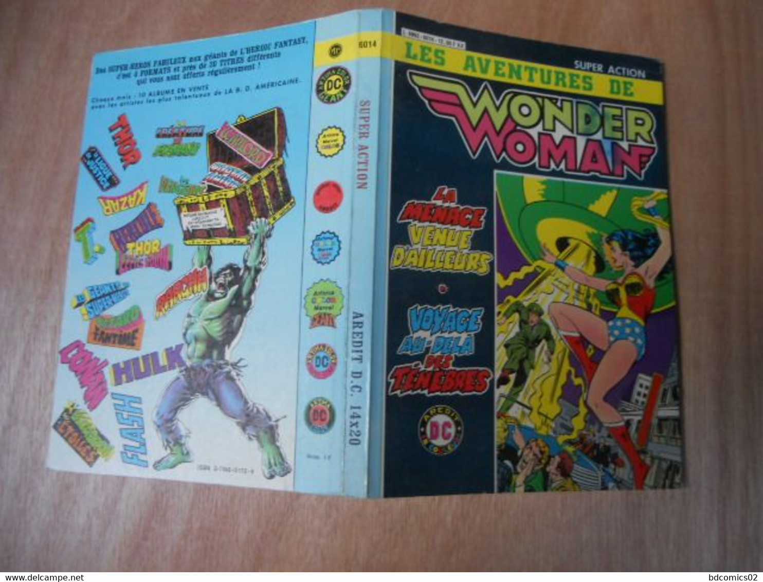 Super Action Les Aventures De Wonder Woman Recueil Aredit Dc N°6014 Avec Les N°10 Et 11 - Collections