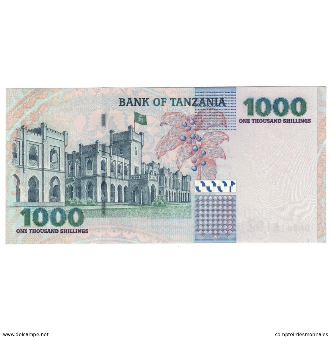 Billet, Tanzanie, 1000 Shilingi, Undated (2003), KM:36a, SPL - Tanzania