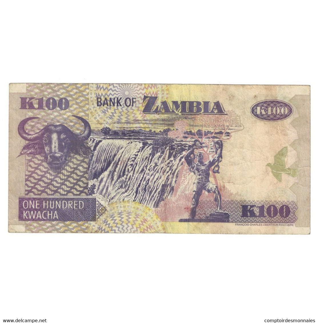 Billet, Zambie, 100 Kwacha, 2006, KM:38f, TTB - Zambie