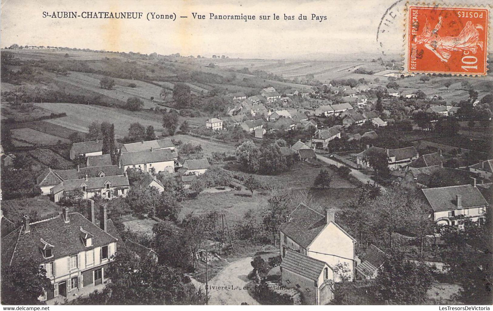 CPA France - Saint Aubin Châteauneuf - Vue Panoramique Que Le Bas Du Pays - - Otros & Sin Clasificación