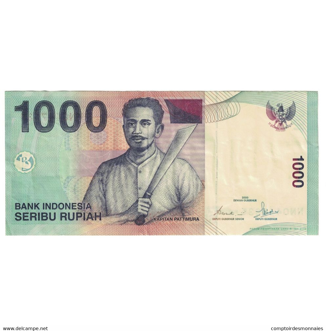 Billet, Indonésie, 1000 Rupiah, 2000, KM:141a, SUP+ - Indonésie