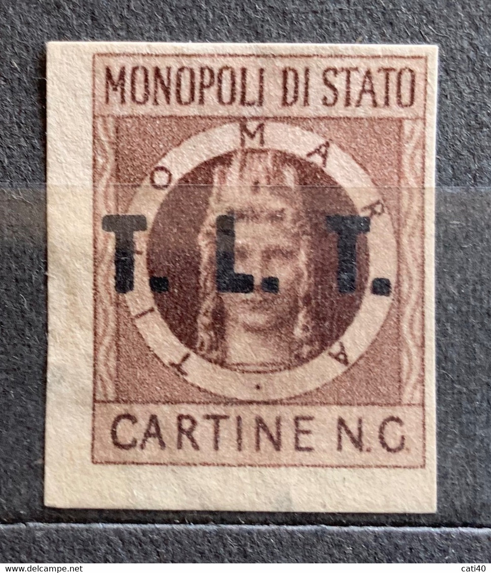 TRIESTE A - AMG FTT -  MARCHE PER CARTINE E TUBETTI SIGARETTE -  CARTINE N.C. - Revenue Stamps