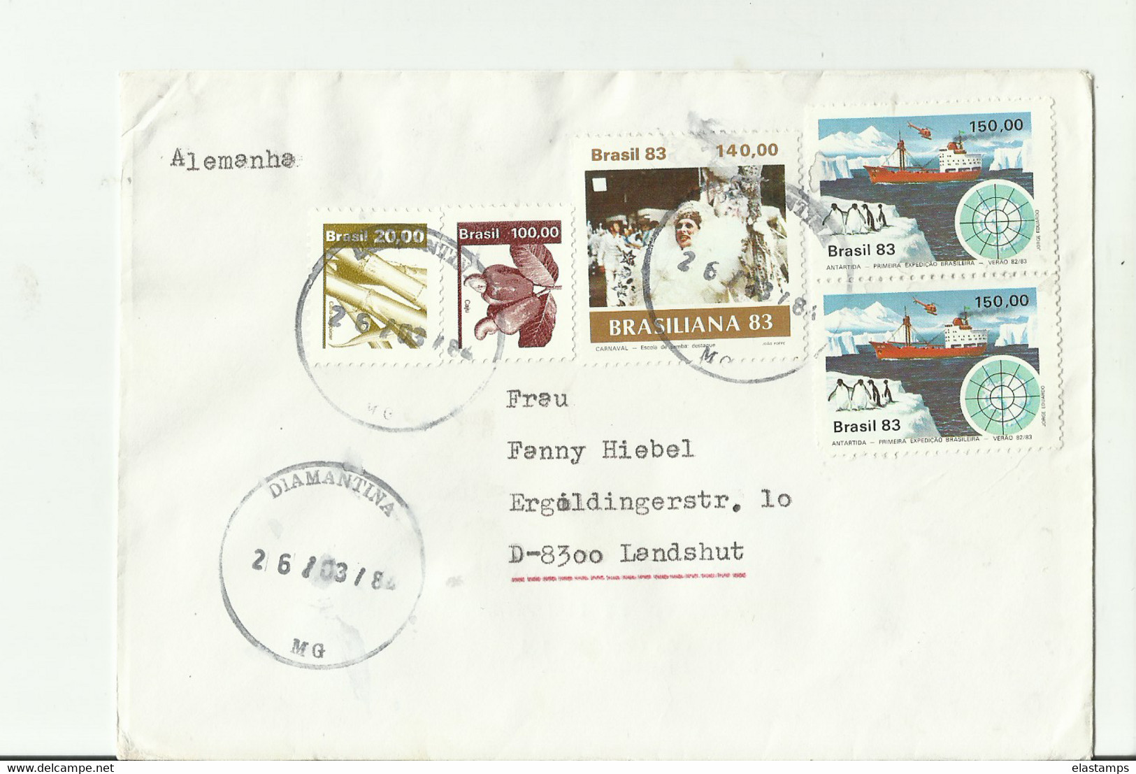 BRASIL CV 1984 - Covers & Documents