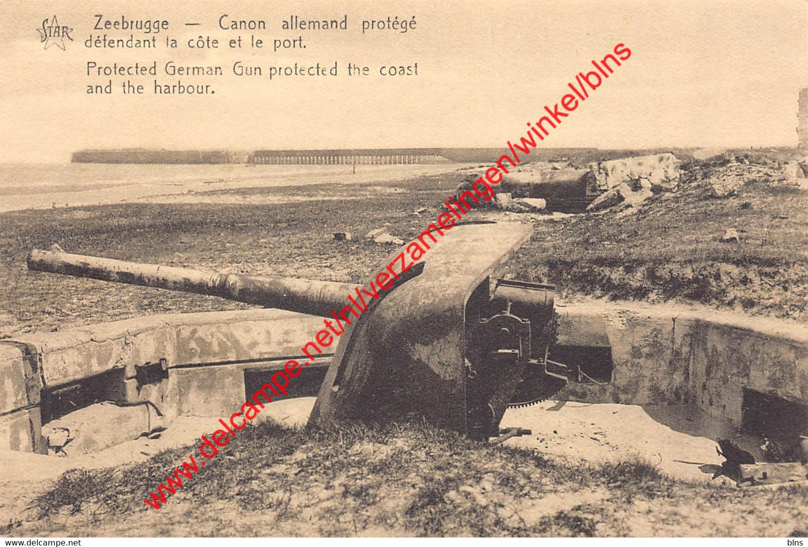 Protected German Gun Protected The Coast And The Harbour - Zeebrugge - Zeebrugge