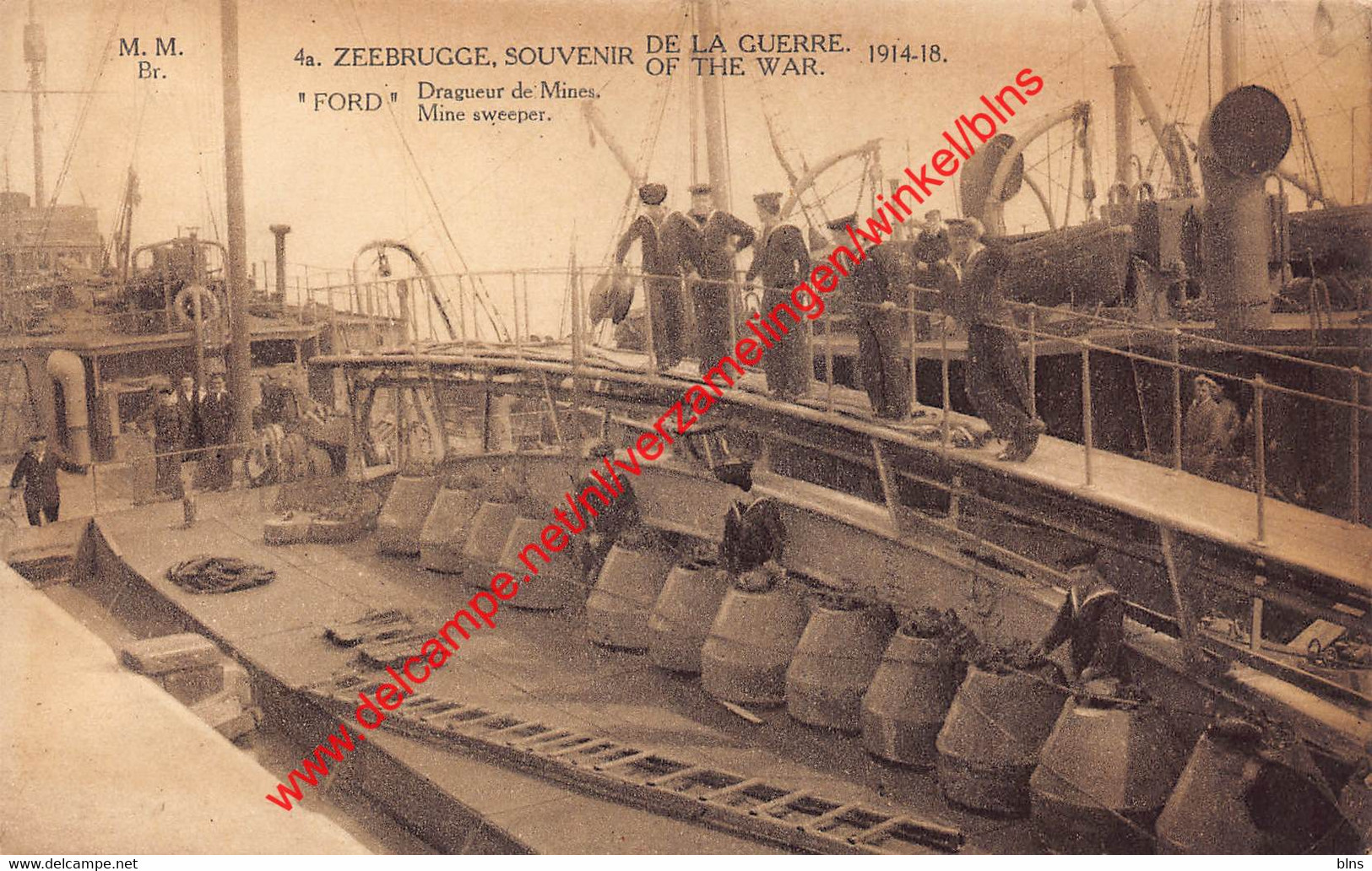 Ford Mine Sweeper - Ford Dragueur Des Mines - 1914-1918 - Zeebrugge - Zeebrugge