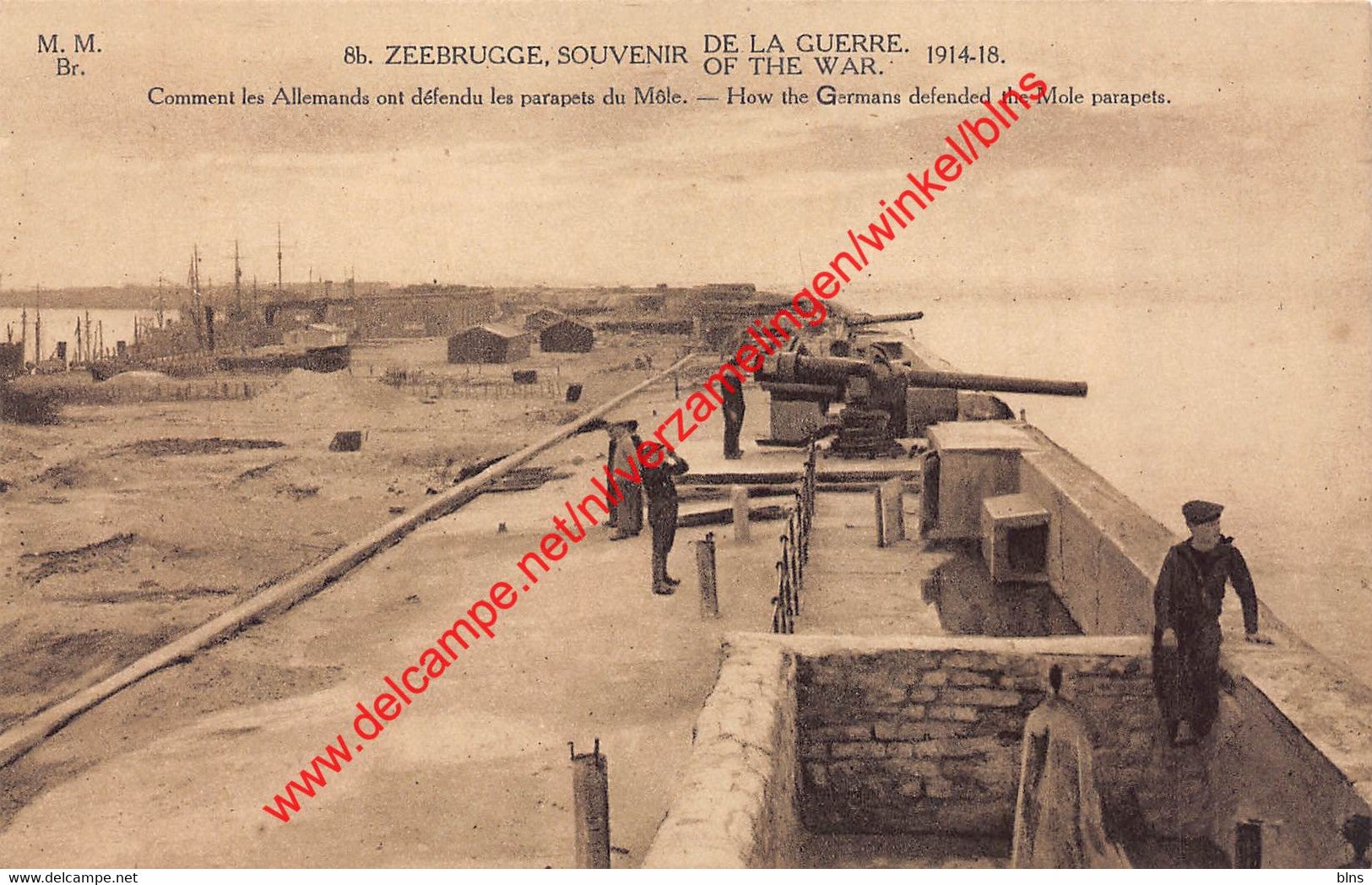 How The Germans Defended The Mole Parapets - 1914-1918 - Zeebrugge - Zeebrugge