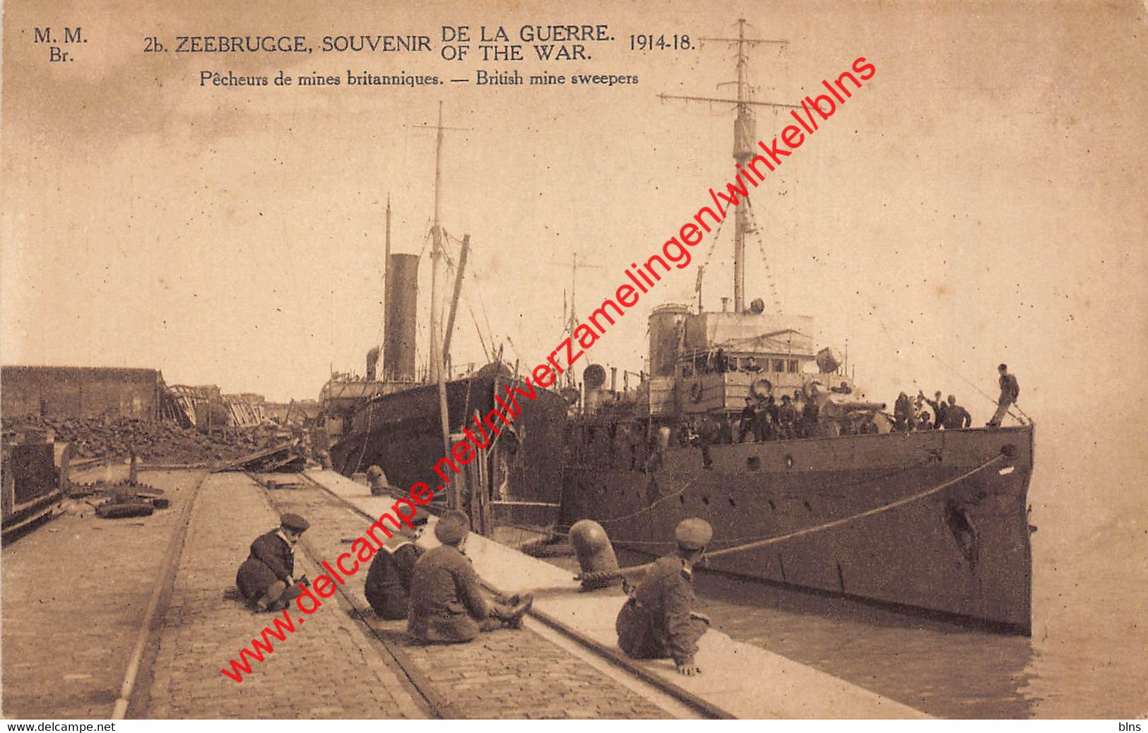 British Mine Sweepers - Pêcheurs De Mines Britanniques - 1914-1918 - Zeebrugge - Zeebrugge