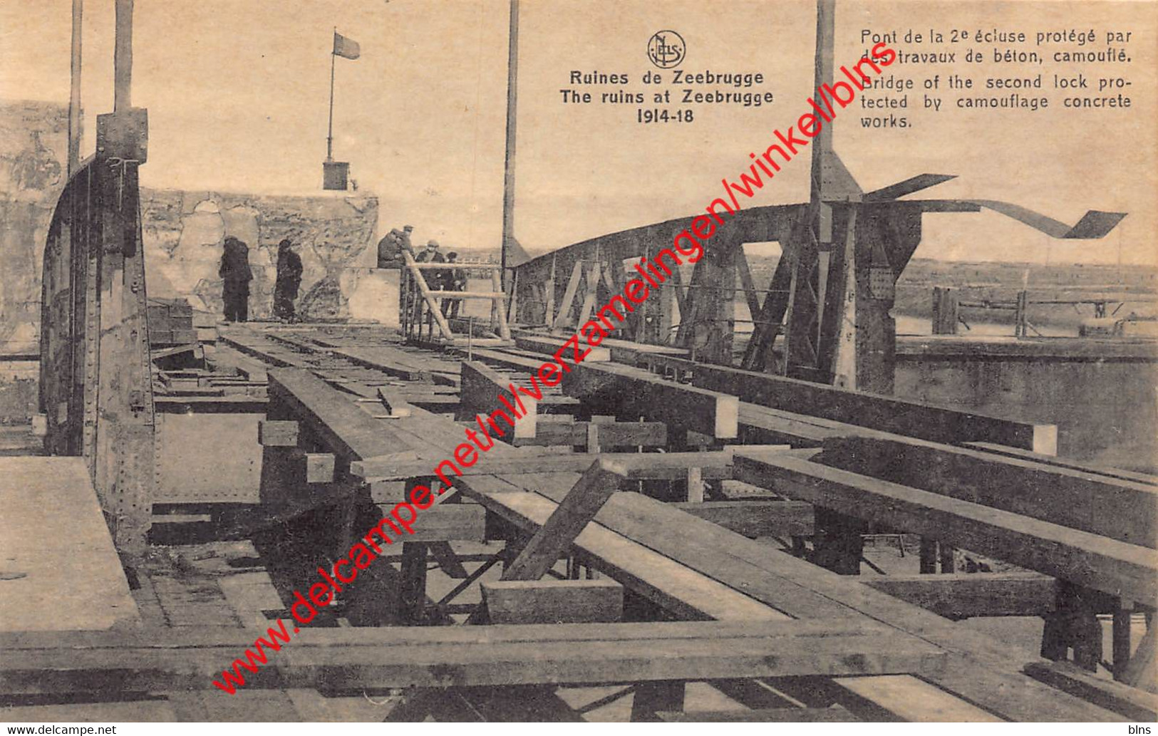 Bridge Of The Second Lock Protected By Camouflage Concrete Works - 1914-1918 - Zeebrugge - Zeebrugge