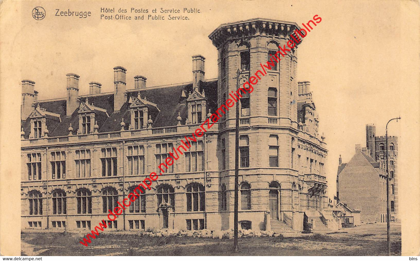 Hôtel Des Postes Et Service Public - Post Office And Public Service - Zeebrugge - Zeebrugge