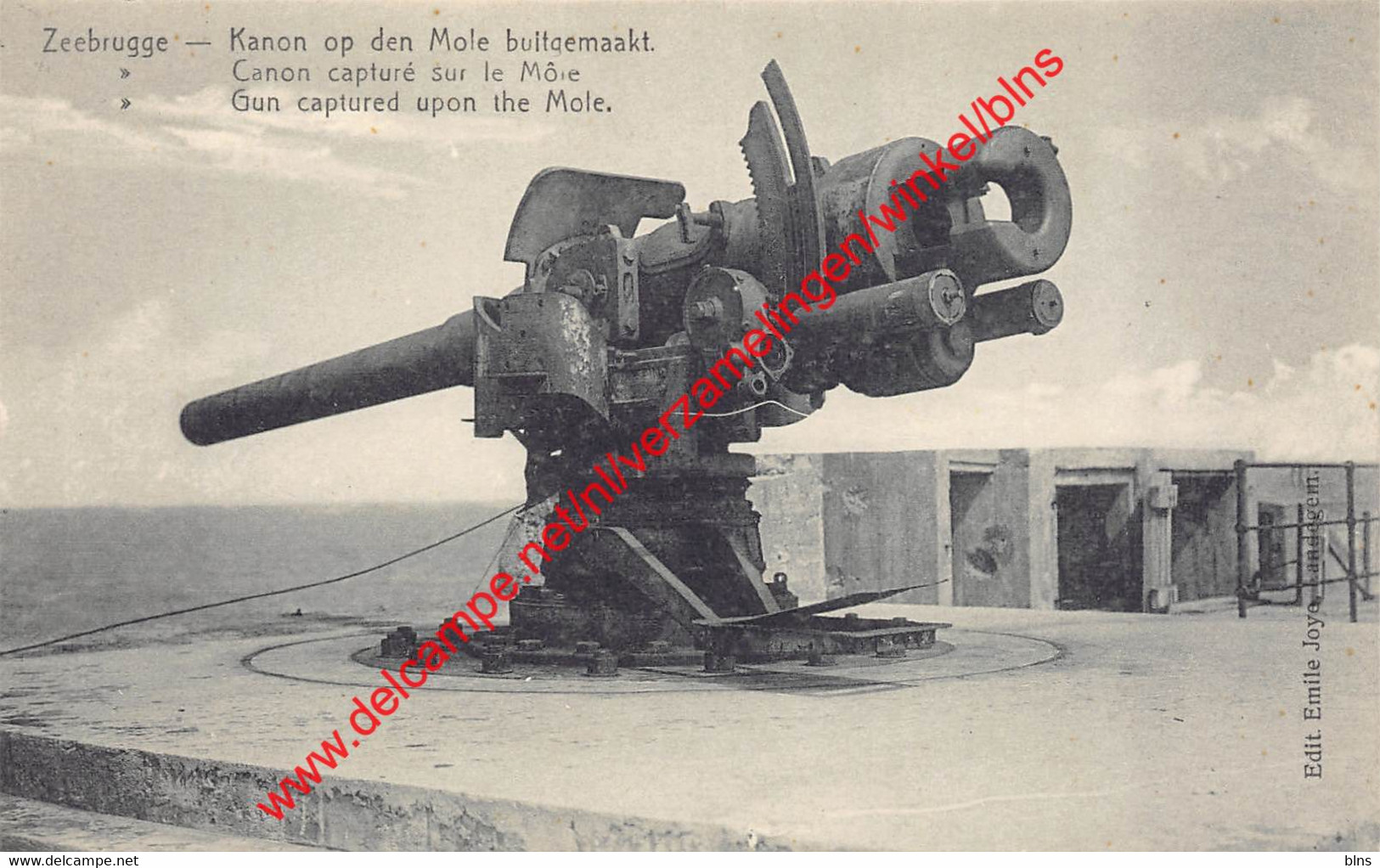 Kanon Op De Mole Buitgemaakt - Gun Captured Upon The Mole - Zeebrugge - Zeebrugge