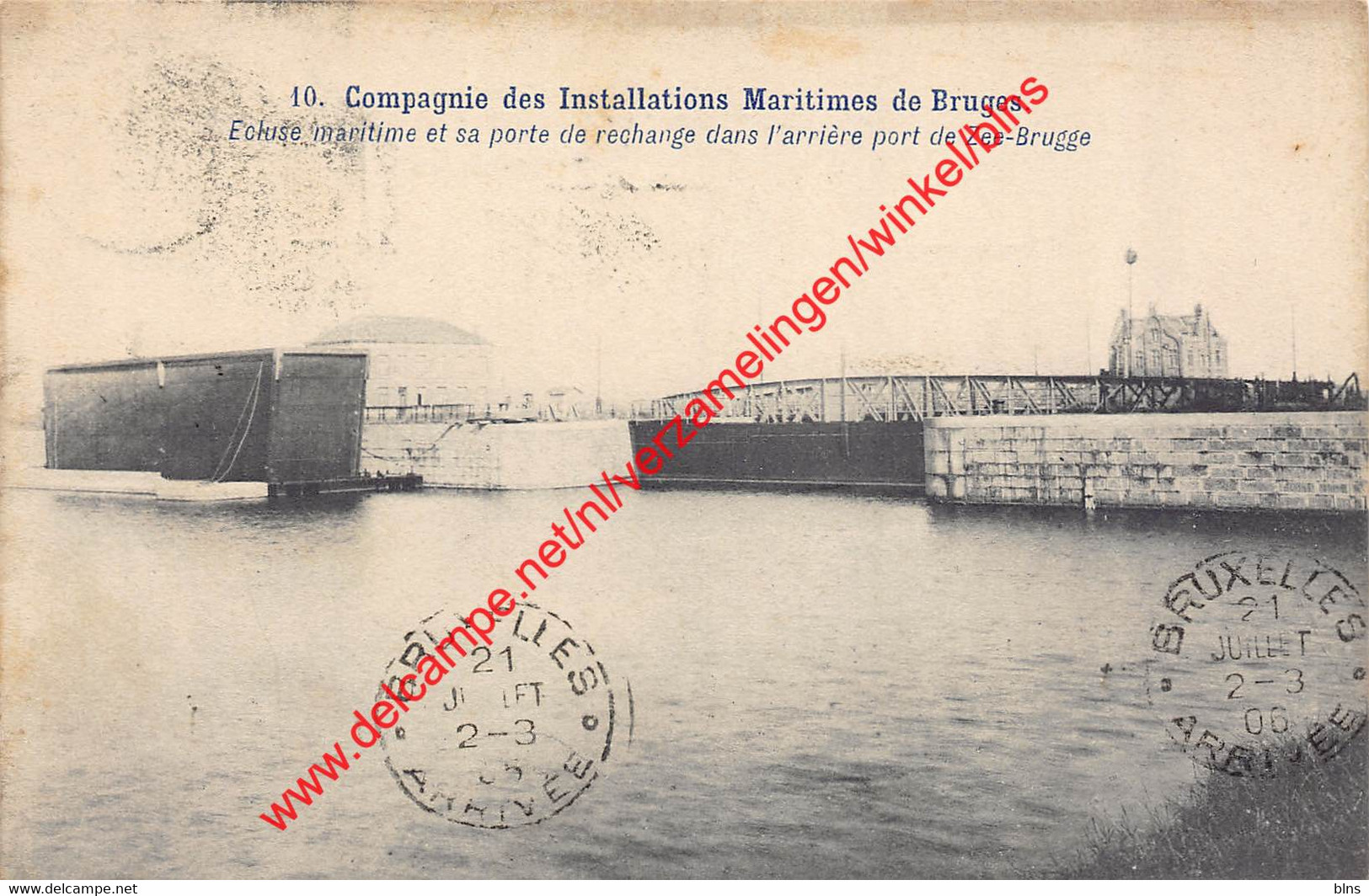 Compagnie Des Installations Maritimes De Bruges - Ecluse Maritime - 1906 - Zeebrugge - Zeebrugge