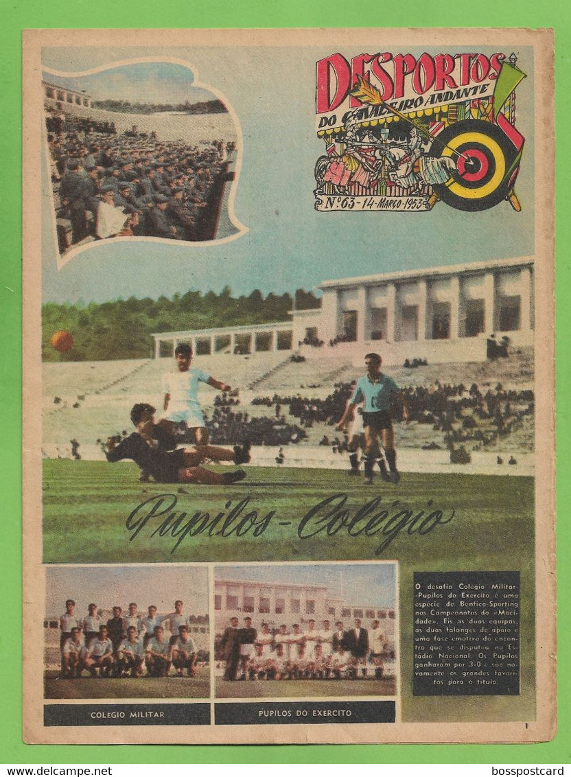Lisboa - Colégio Militar - Pupilos Do Exército - Jogo De Futebol, 1953 - Portugal - Sports