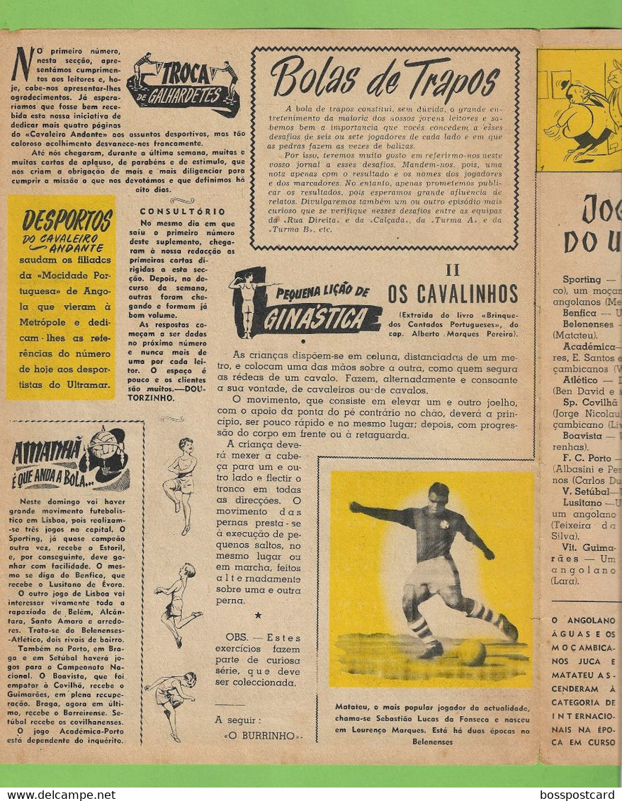 Lisboa - Colégio Militar - Pupilos Do Exército - Jogo De Futebol, 1953 - Portugal - Sport