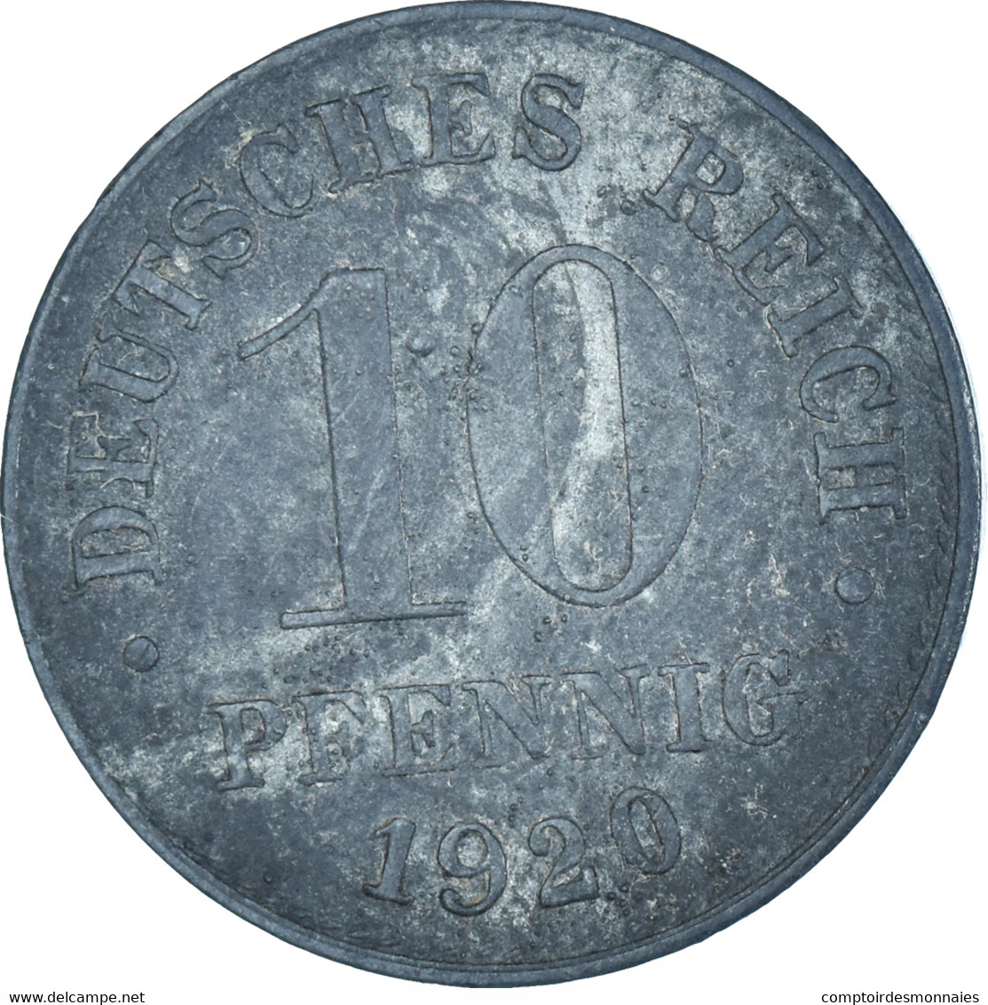 Monnaie, Allemagne, 10 Pfennig, 1920 - Sonstige & Ohne Zuordnung