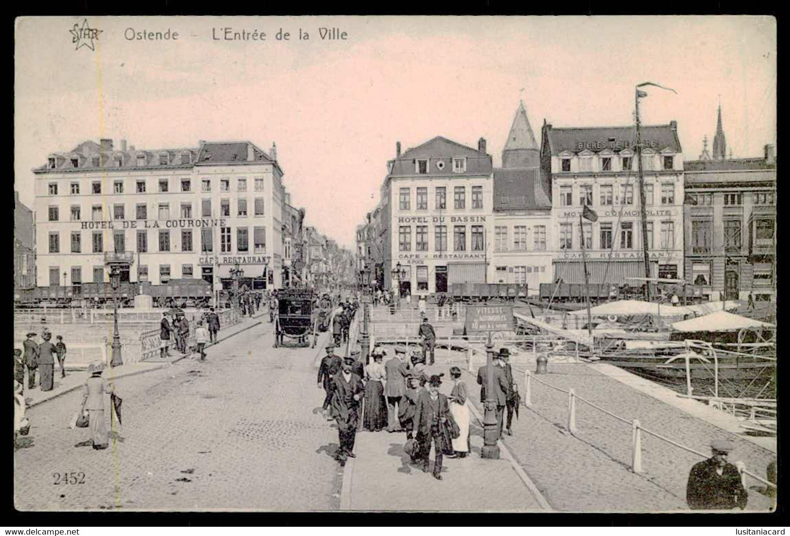 OSTENDE - L'Entrée De La Ville. ( Ed. Star/ Héliotypie  De Graeye Nº 2452)  Carte Postale - De Haan