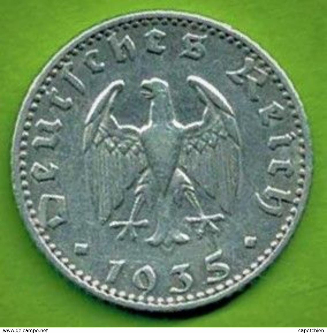 ALLEMAGNE / FÜNFZIG  PFENNIG  / 1935 J / ALU / SUP - 50 Reichspfennig