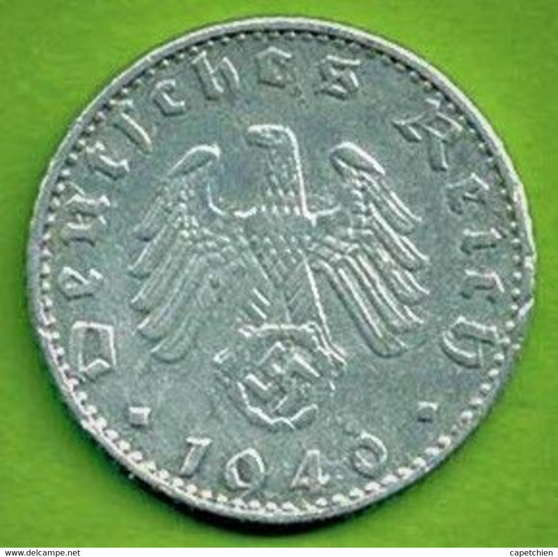 ALLEMAGNE / FÜNFZIG  PFENNIG  / 1940 B / ALU / TTB+ - 50 Reichspfennig