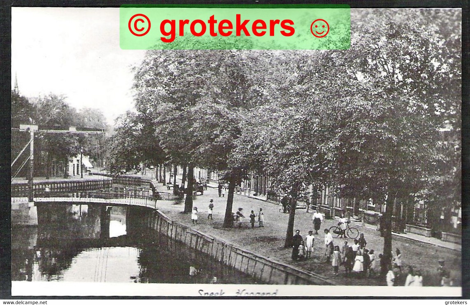 OUD SNEEK Hoogend Echte Foto 1972 - Sneek