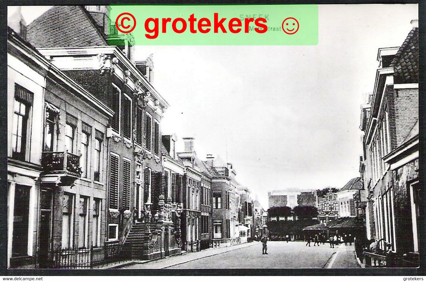 OUD SNEEK Marktstraat Echte Foto 1972 - Sneek