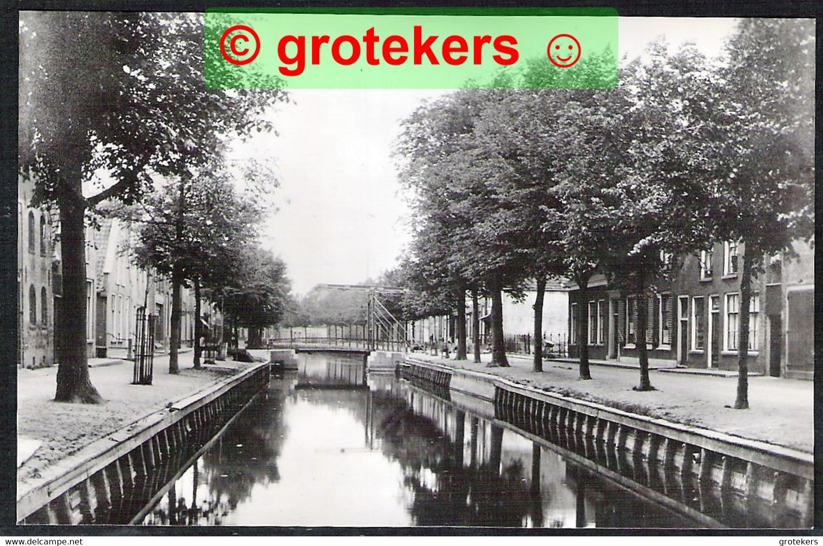 OUD SNEEK Achterom Echte Foto 1972 - Sneek