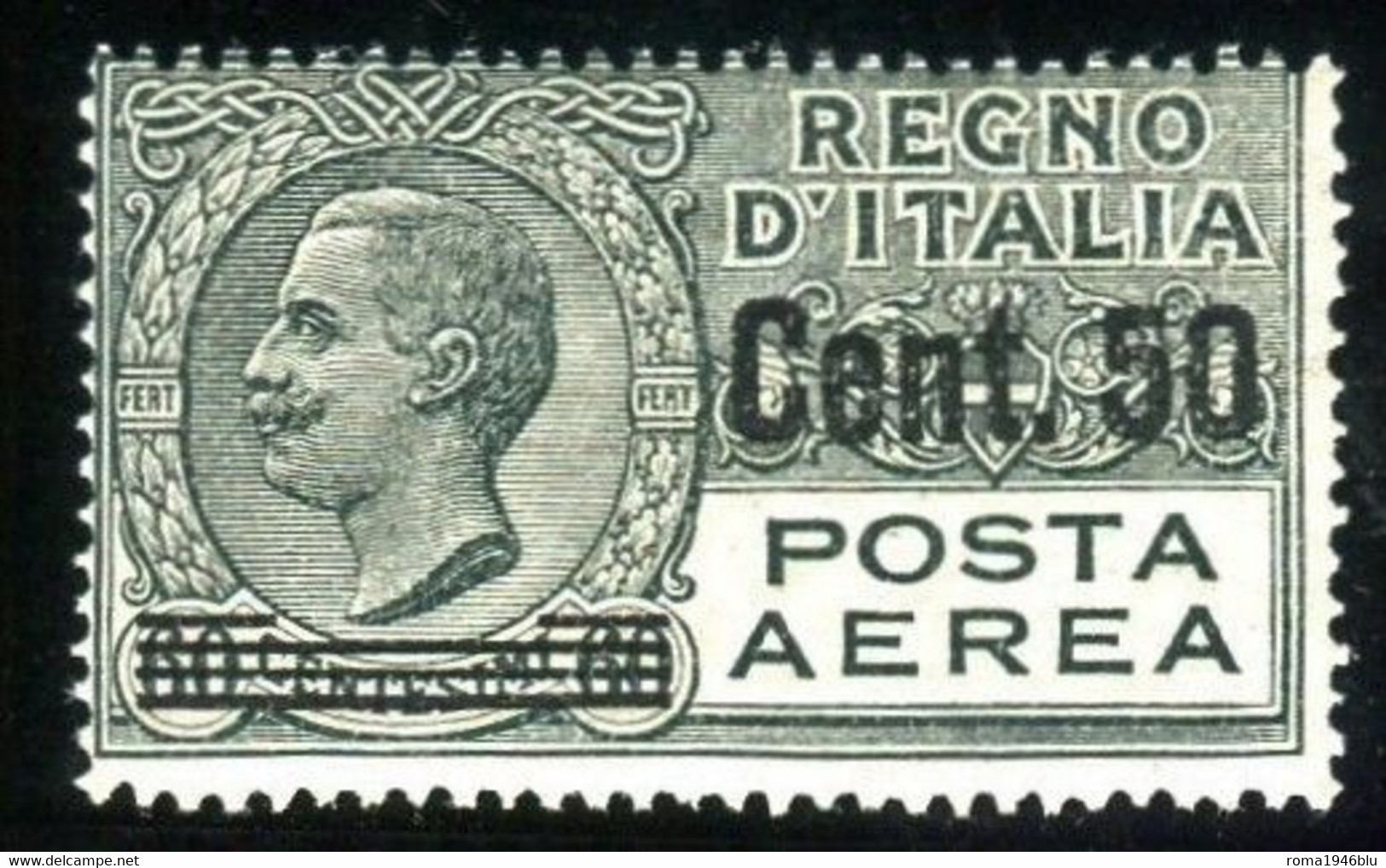 REGNO 1927 POSTA AEREA SOP.TI 50 C. SU 60 C.  ** MNH - Posta Aerea