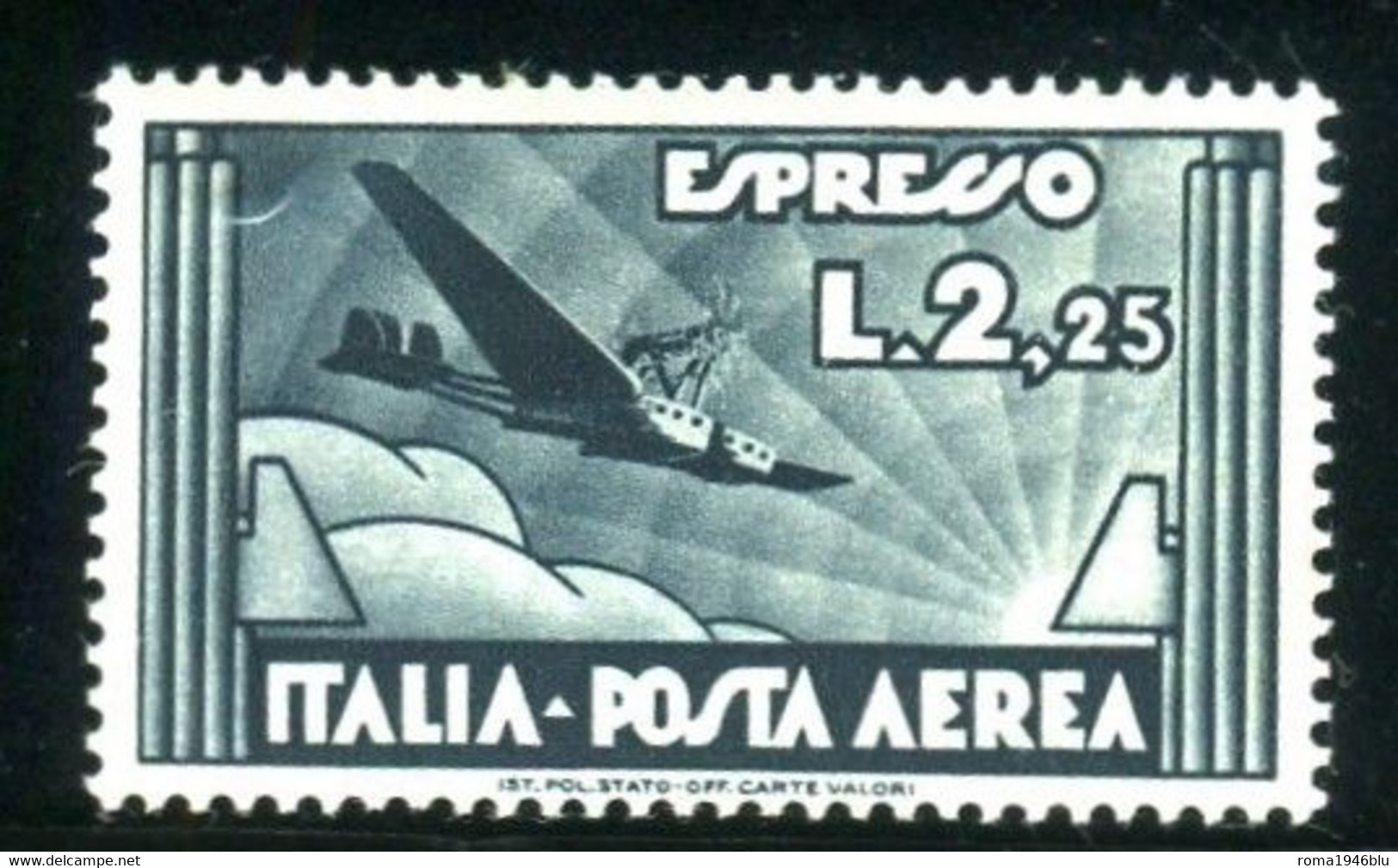 REGNO 1933 POSTA AEREA 2,25 ** MNH - Poste Aérienne