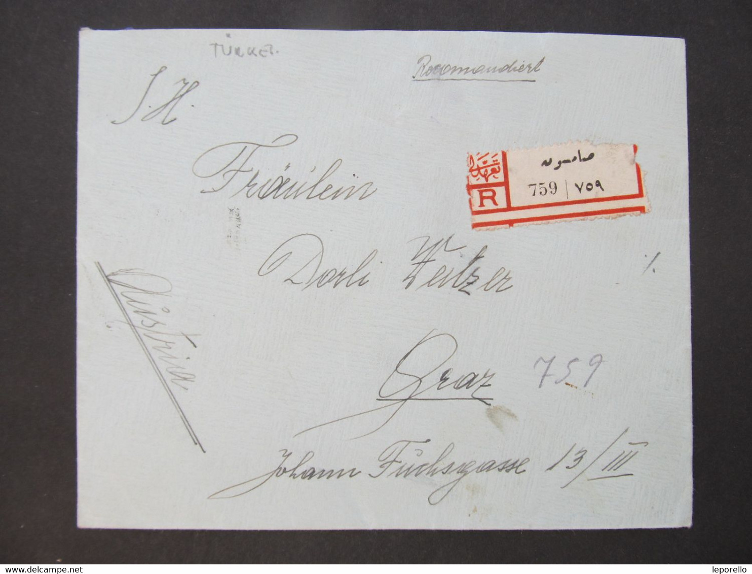 BRIEF Türkei Samsun ?- Graz 1926 // D*53936 - Lettres & Documents