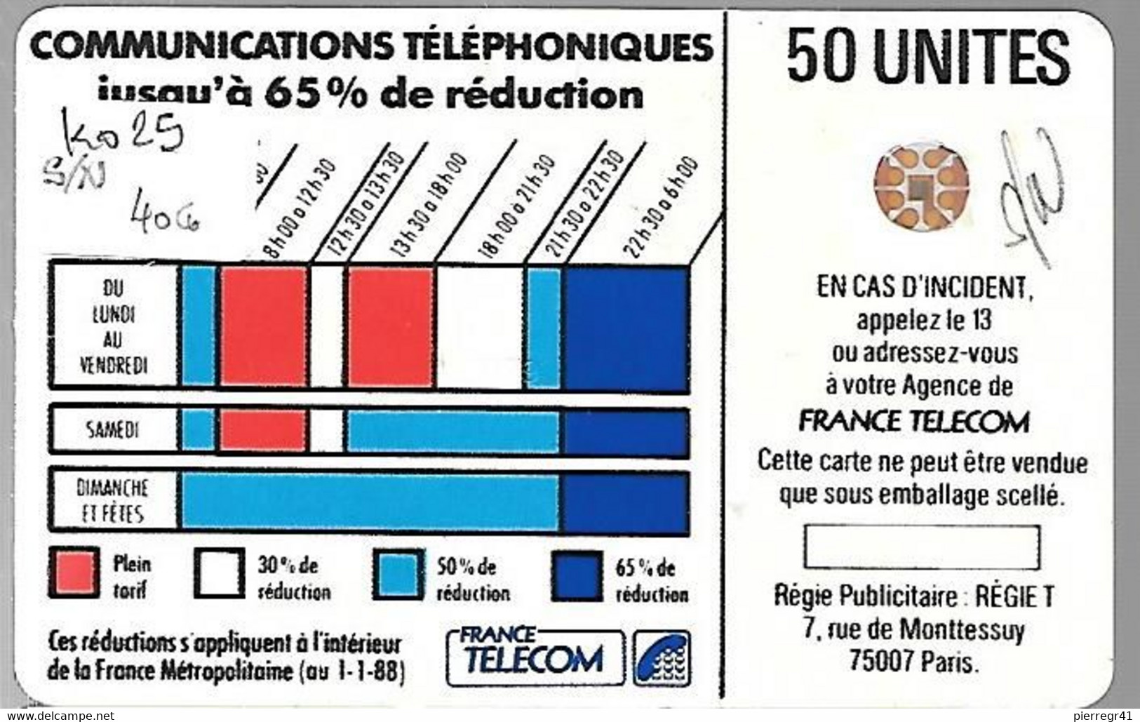 CARTE-PUBLIC-Ko.25.000-50U-SC4Ob S/e-Glacé-CORDON BLEU Marbré-SANS N°-Utilisé-TBE - Telefonschnur (Cordon)