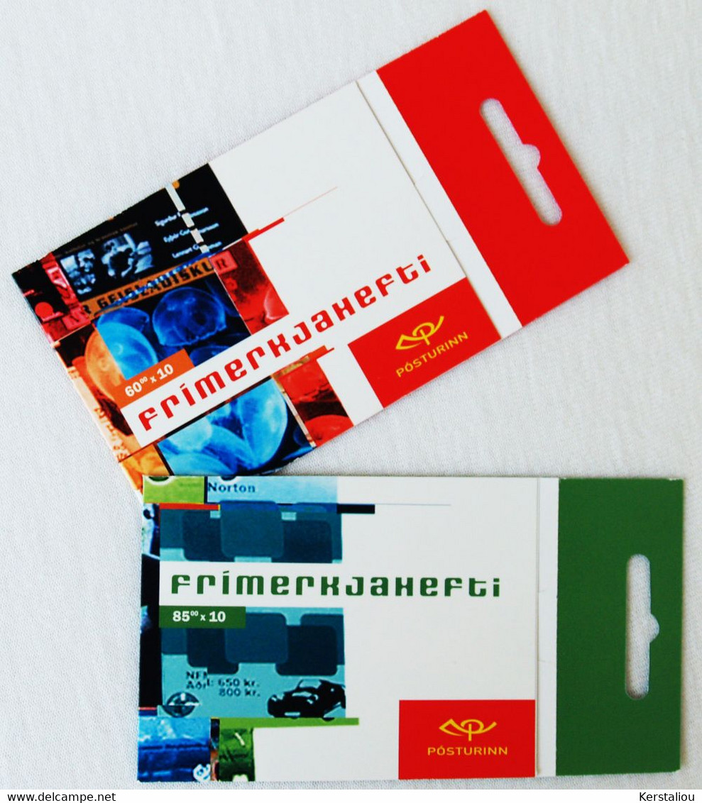 EUROPA 2003 – 2 CARNETS DE 10 TIMBRES – S/N – POSTE ISLANDAISE - Booklets