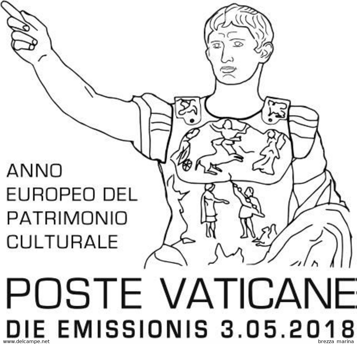 VATICANO - Usato - 2018 - Anno Europeo Del Patrimonio Culturale - Apollo Del Belvedere - 0.10 - Usati