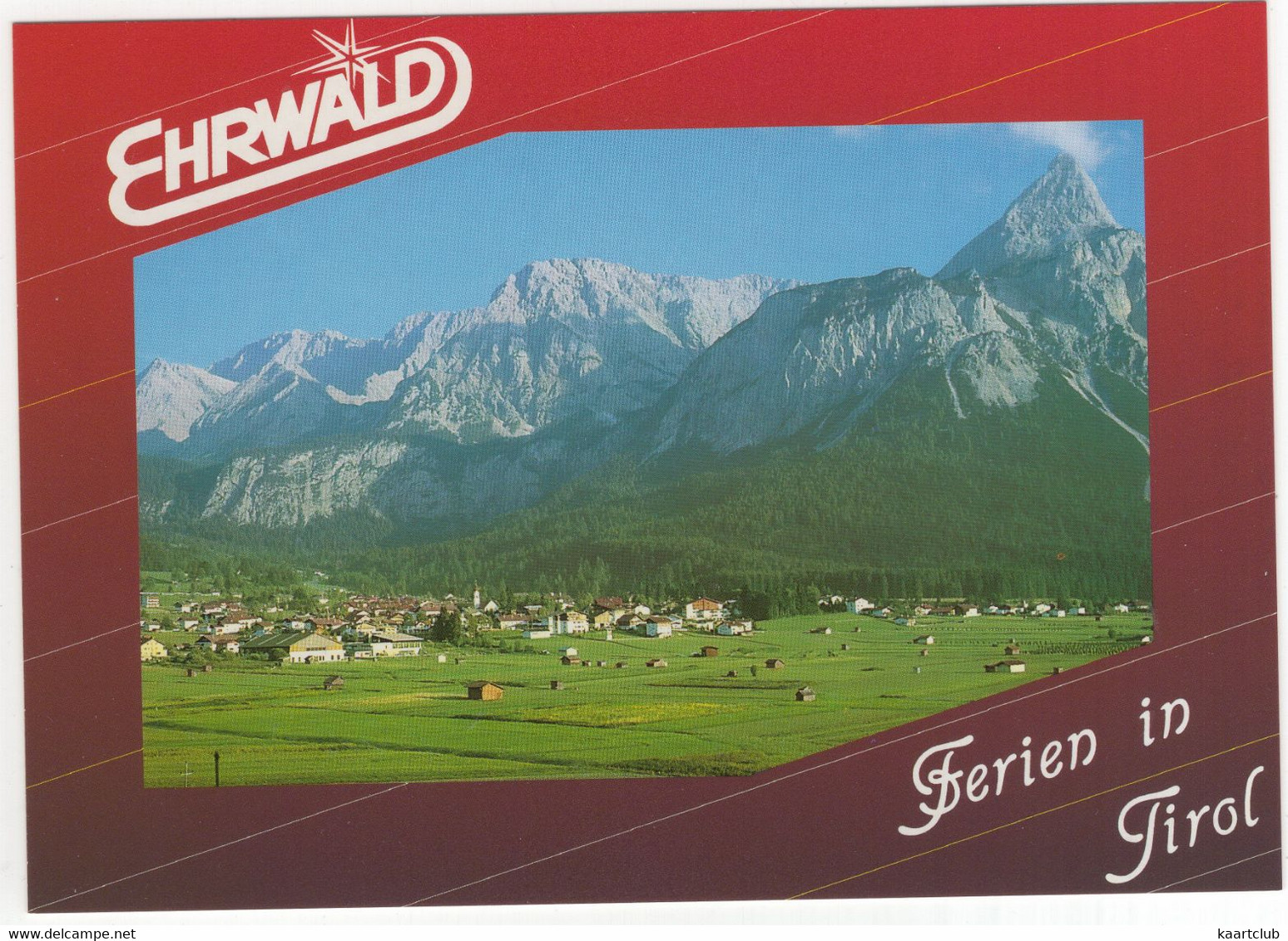 Ehrwald - Ferien In Tirol, Mit Mieminger Hochgebirge Und Sonnenspitze 2414 M - (Österreich/Austria) - Ehrwald