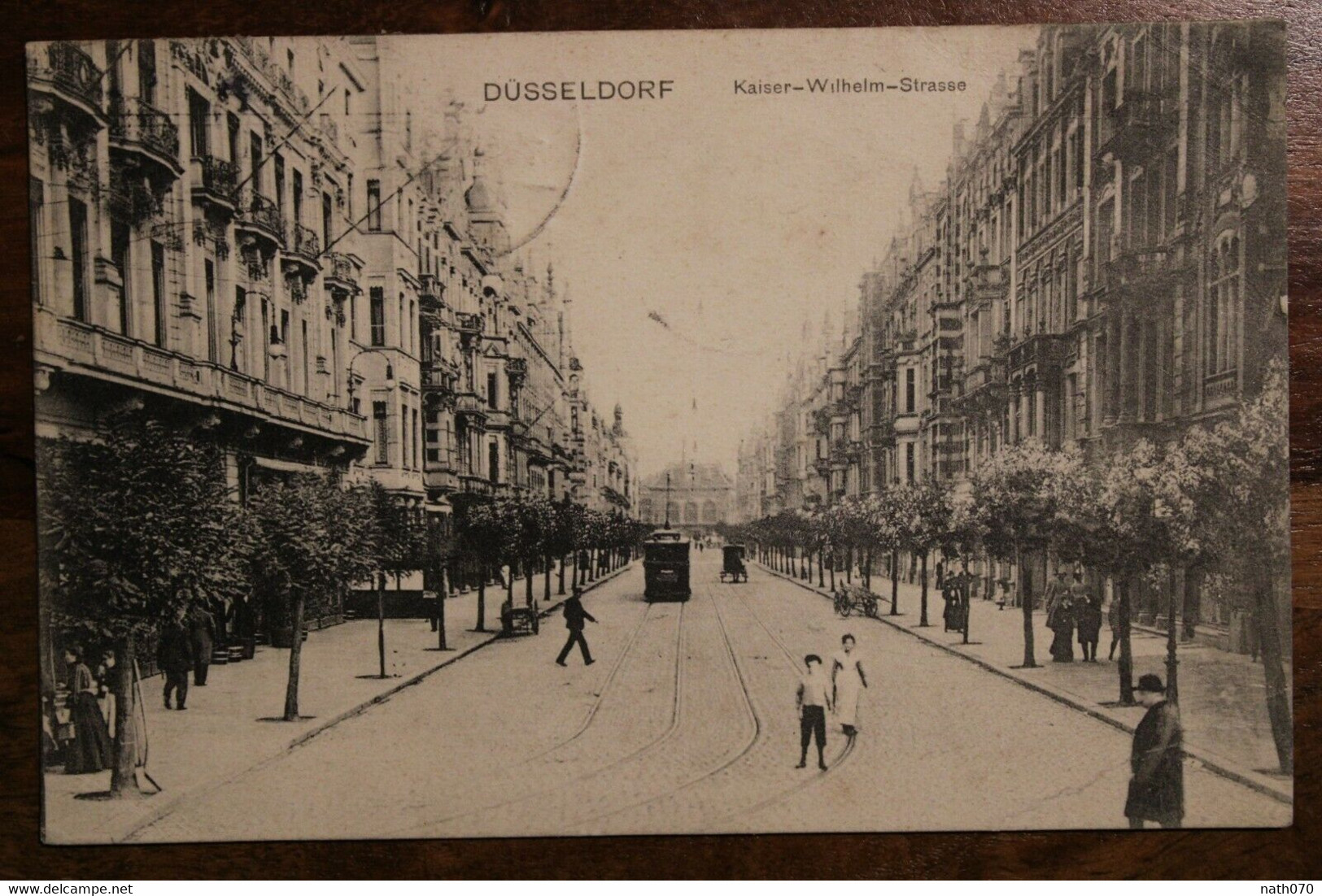 AK CPA 1906 DUSSELDORF Kaiser Wilhelm Straße Tramway Straßenbahn - Duesseldorf