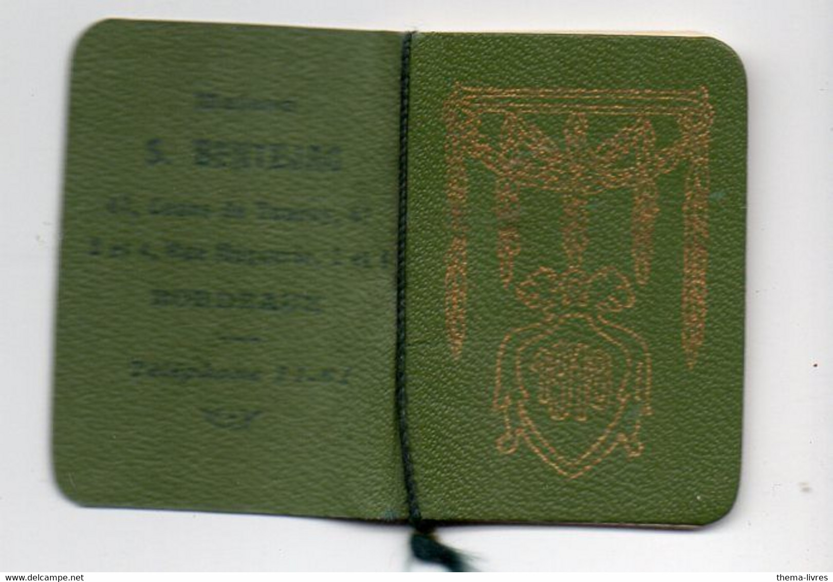 Bordeaux (33 Gironde) : BENTENAC (??) : Calendrier-almanach 1918  (PPP39485) - Petit Format : 1901-20