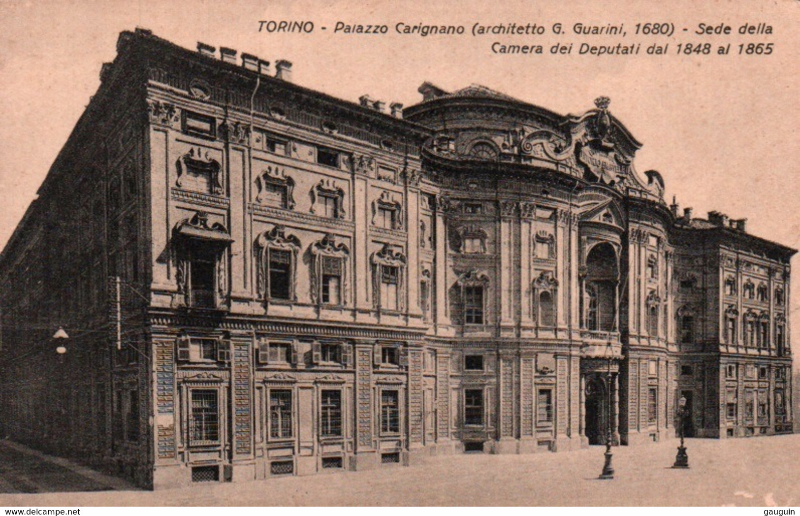 CPA - TORINO - PALAZZO CARIGNANO - Edition A.Bruna - Palazzo Carignano