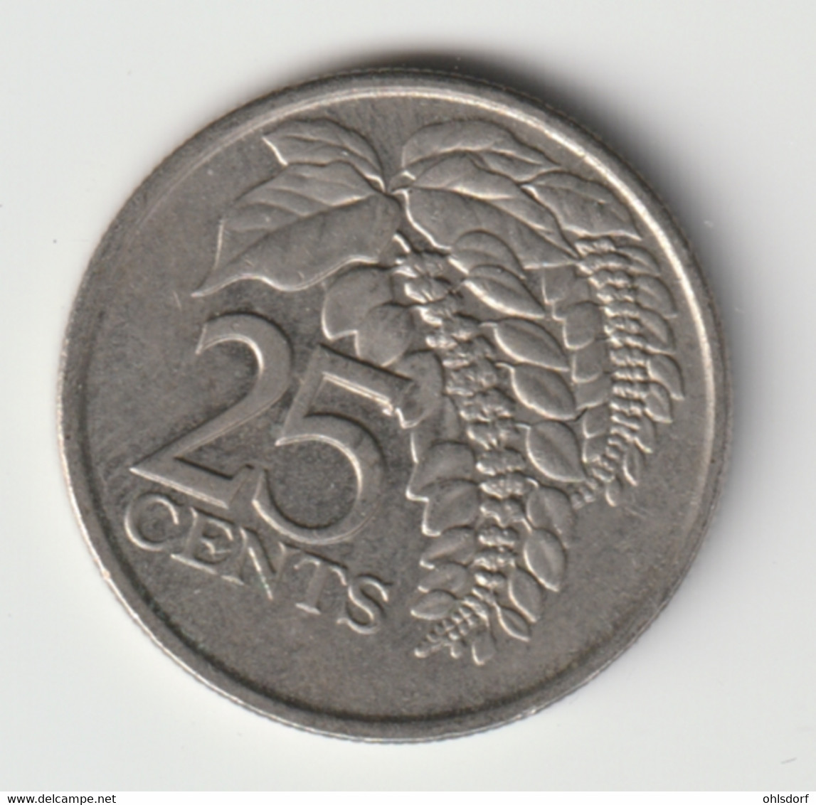 TRINIDAD & TOBAGO 2002: 25 Cents, KM 32 - Trinité & Tobago