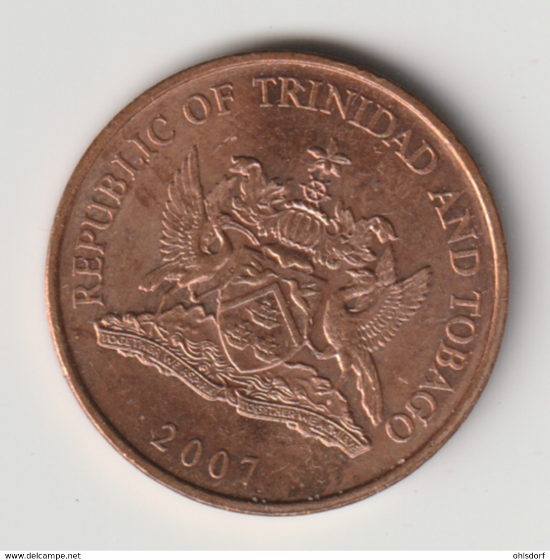 TRINIDAD & TOBAGO 2007: 5 Cents, KM 30 - Trinidad Y Tobago