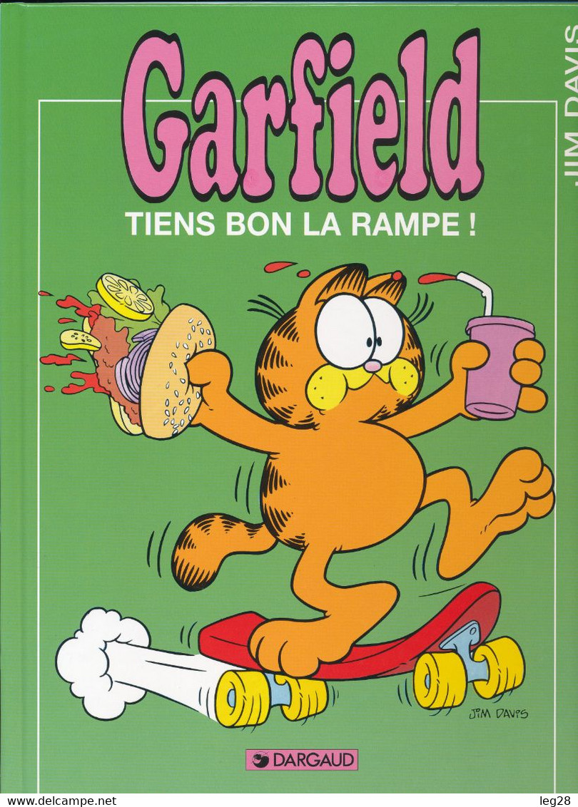 GARFIELD  N° 10  TIENS BON LA RAMPE - Garfield