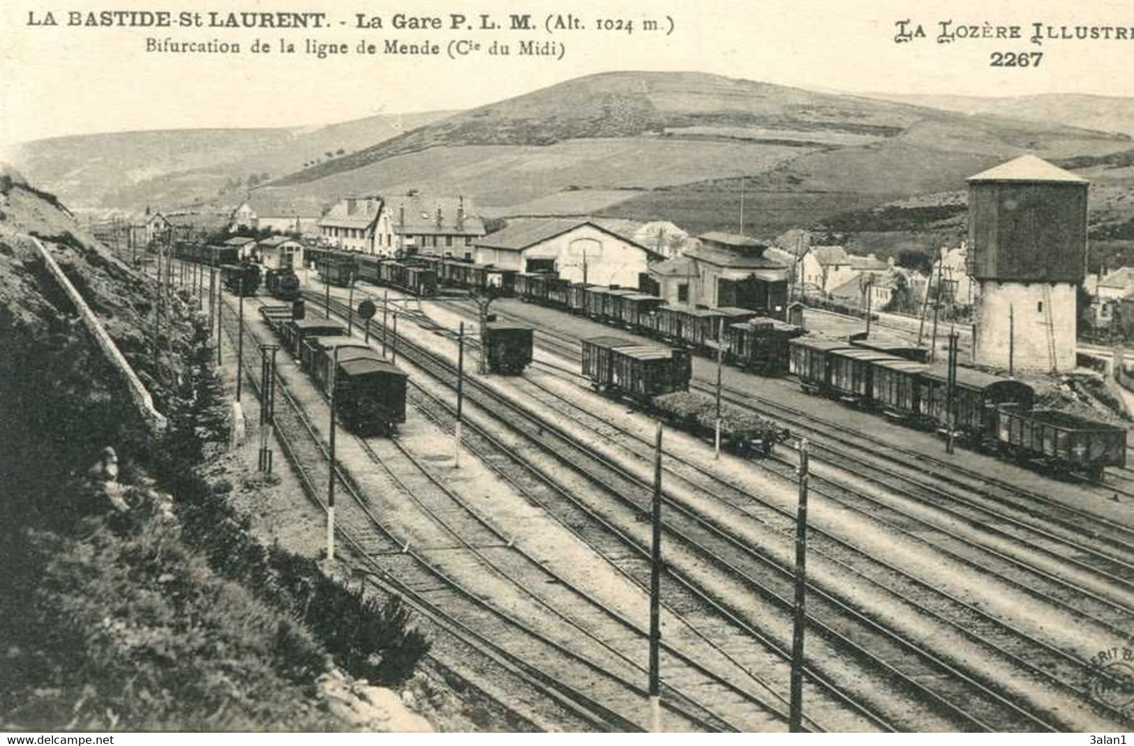 LA BASTIDE =  La Gare P L M    3526 - Altri & Non Classificati