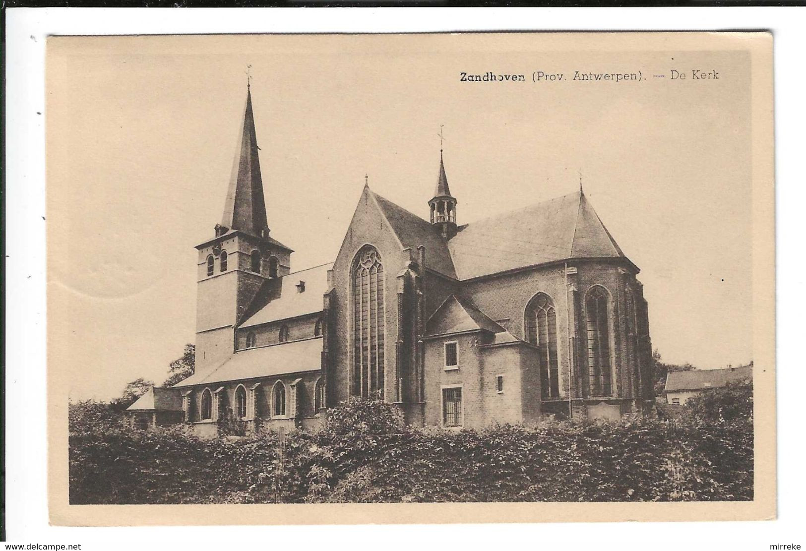 @n1@  -  ZANDHOVEN  -  De Kerk  -  Zie / Voir Scan - Zandhoven