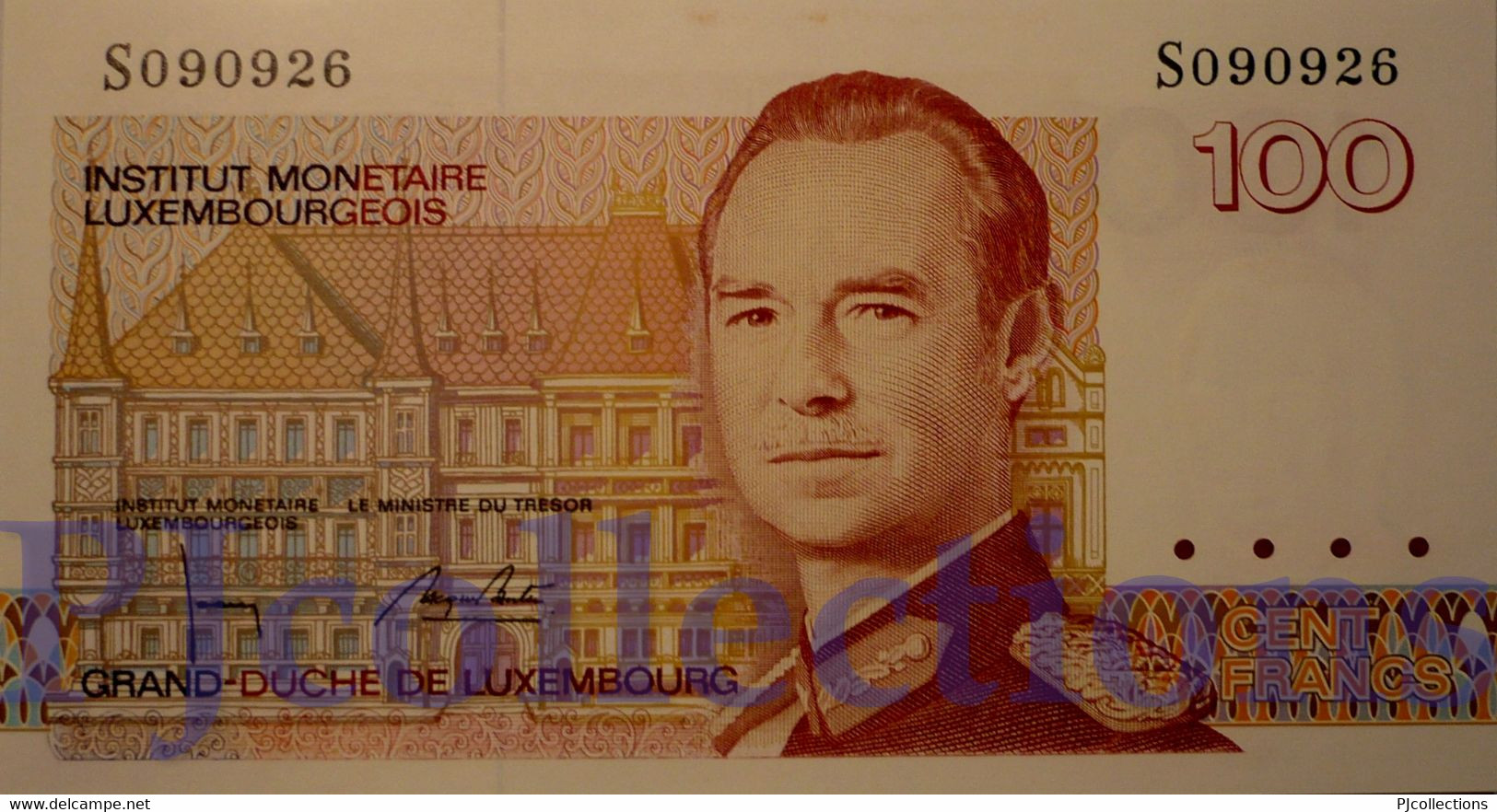 LUXEMBOURG 100 FRANCS 1986 PICK 58b UNC - Luxembourg