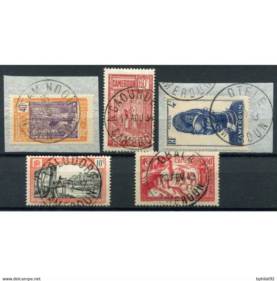 !!! LOT D'OBLITERATIONS CHOISIES DE BUREAUX DU CAMEROUN - Used Stamps